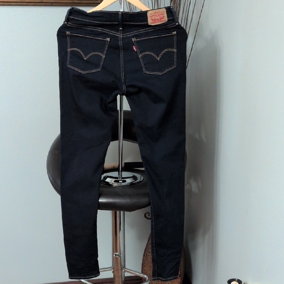 Levi Strauss 701 Midnight Skinny Jeans - Picture 6 of 8